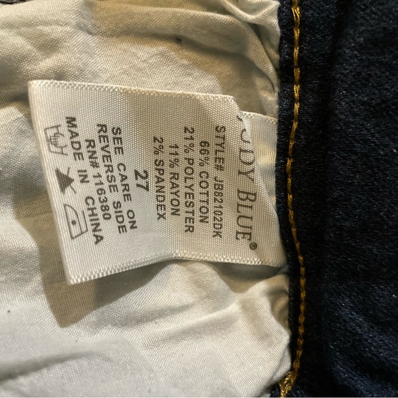 Judy Blue Dark and Light Blue Jeans - Picture 8 of 11